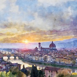 Florence Italy Skyline