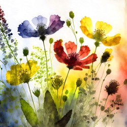 Wildflowers In Watercolor