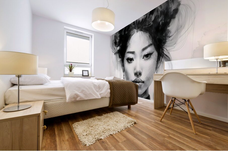 Asian Beauty Mural print