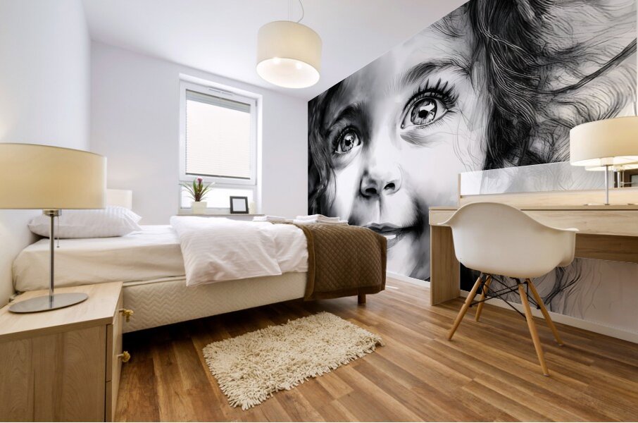 Bottomless Eyes Mural print