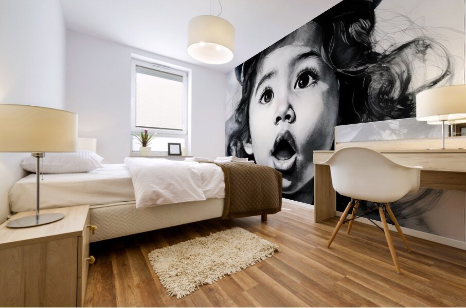 Captain Of Her Ship Mural print