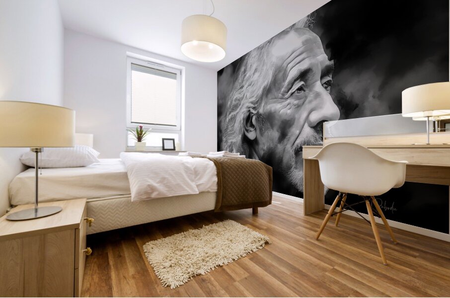 The Poet Mural print