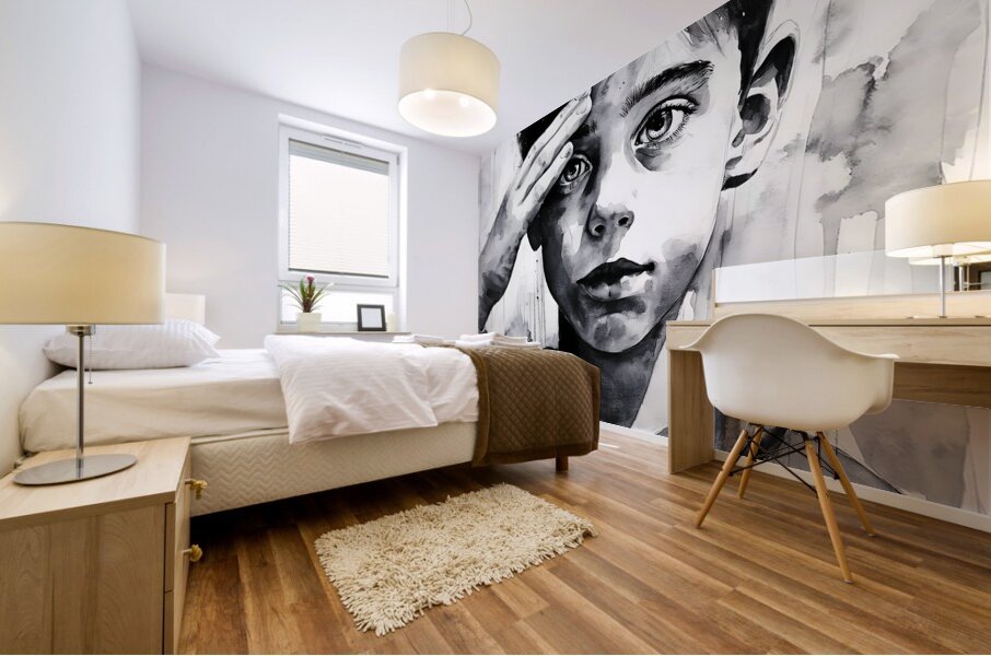 The Salute Mural print