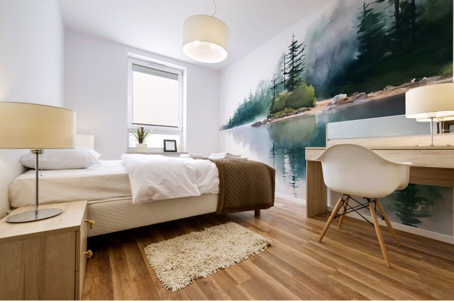 The Quiet Place Mural print