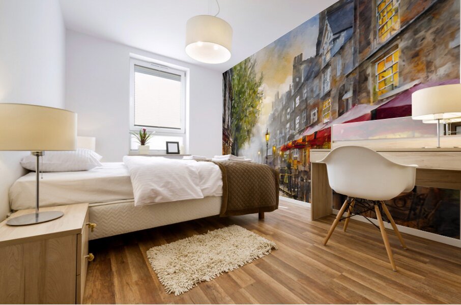 London England City Street Mural print