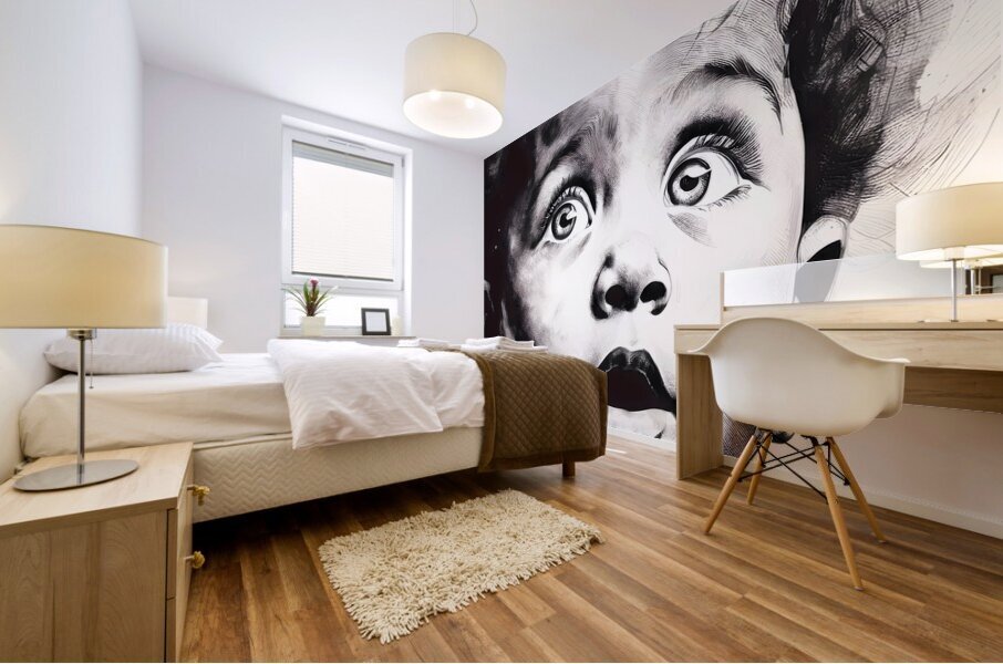 Gazing In Wonder Mural print