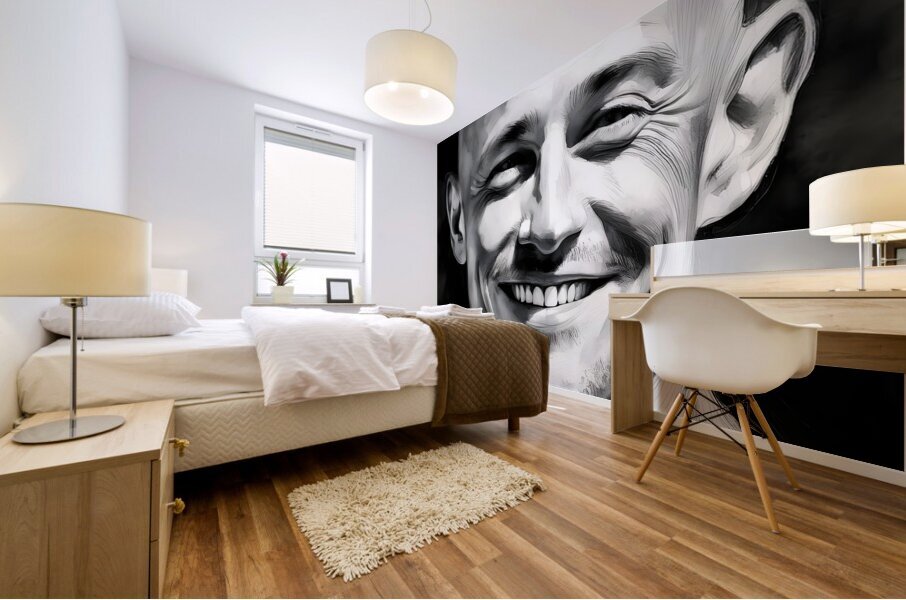 Happiness Mural print