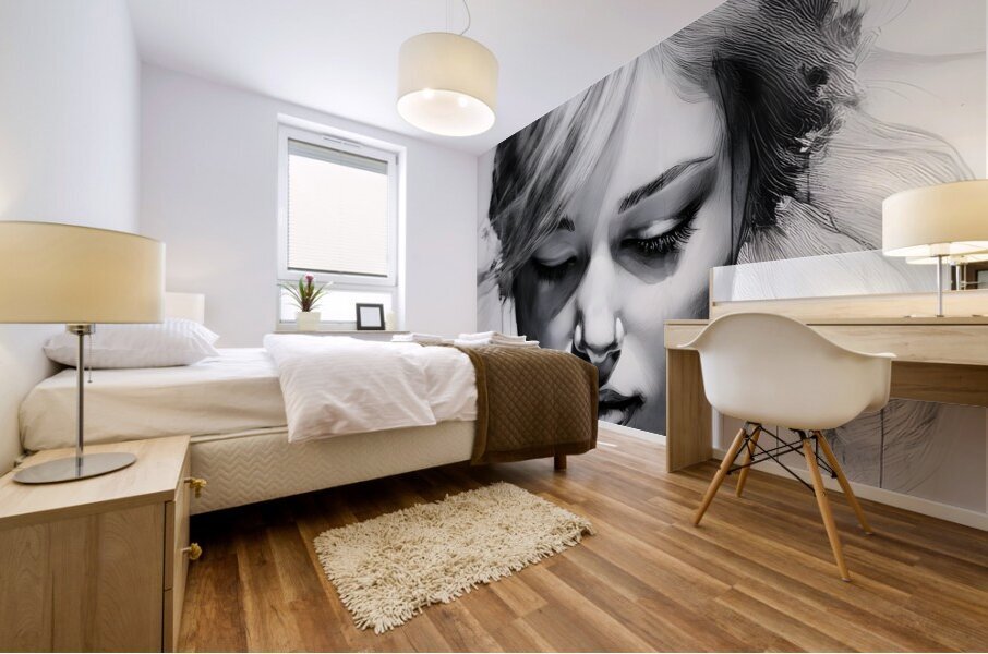 The Ballerina Mural print