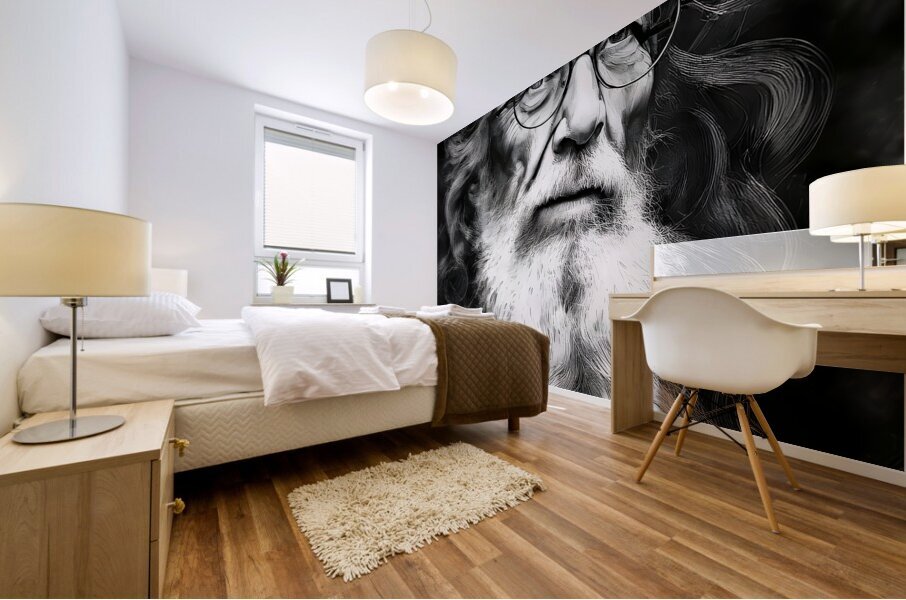 The Fisherman Mural print