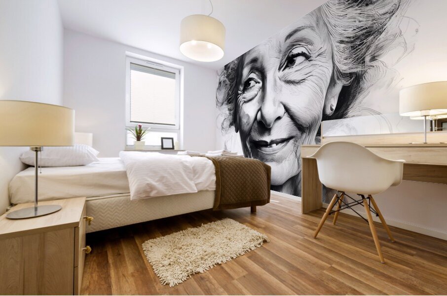 The Half Smile Impression murale