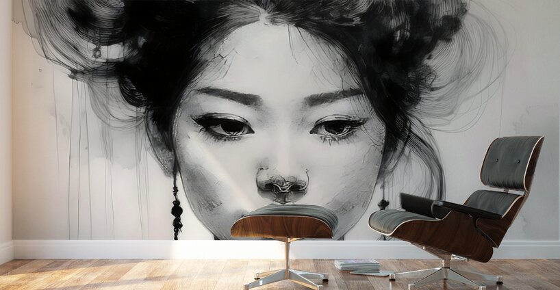 Asian Beauty Wall Murals