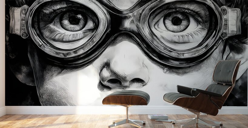 The Swimmer Wall Murals