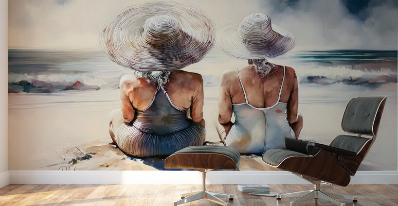 Beach Meditation Wall Murals