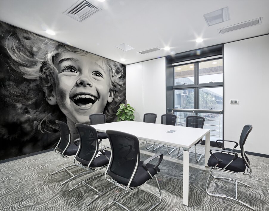 Infectious Joy Wall Printing