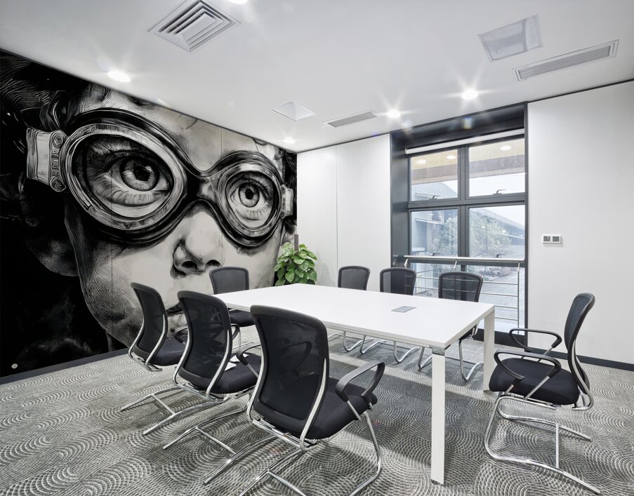 The Swimmer Wall Printing