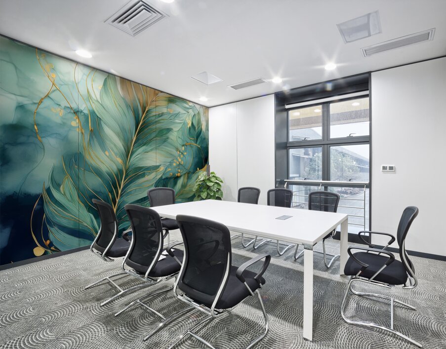 Flowing Palms Wall Printing