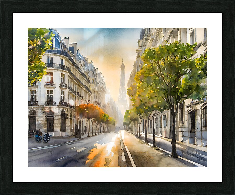 A Paris Morning  Framed Print Print