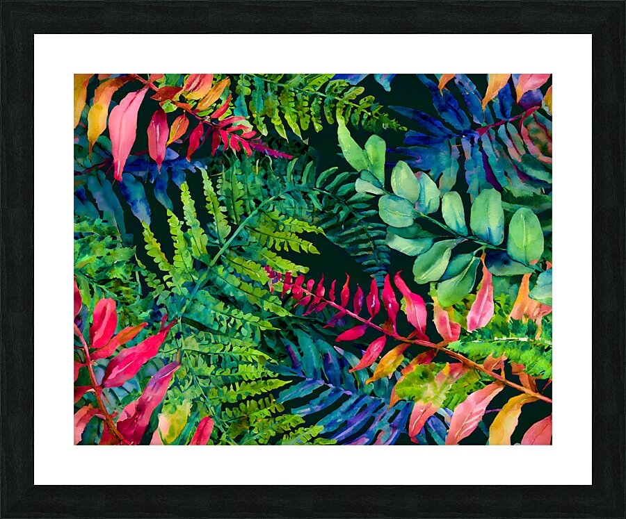 Tropical Leaves IV  Framed Print Print