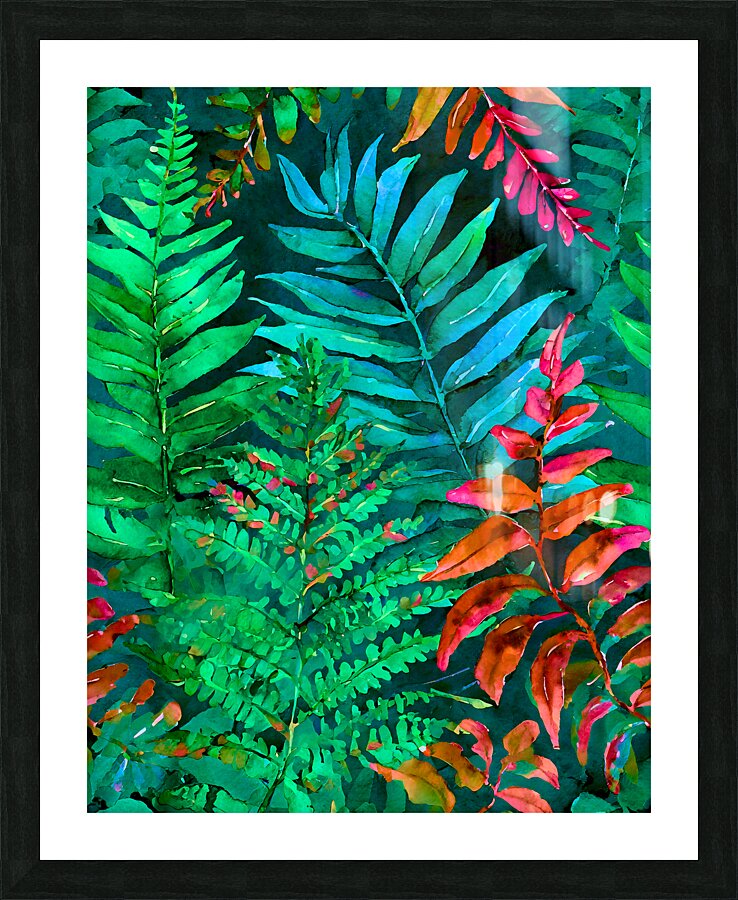 Tropical Leaves I  Framed Print Print