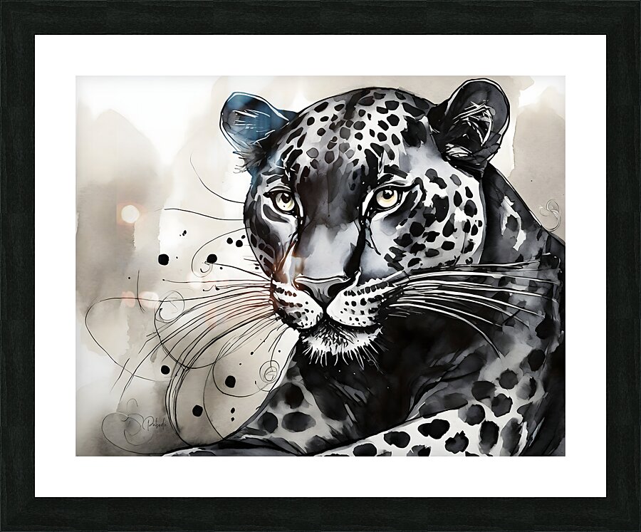 Perfect Panther  Framed Print Print