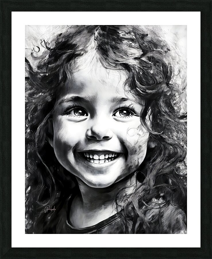 Smiles and Giggles Picture Frame print