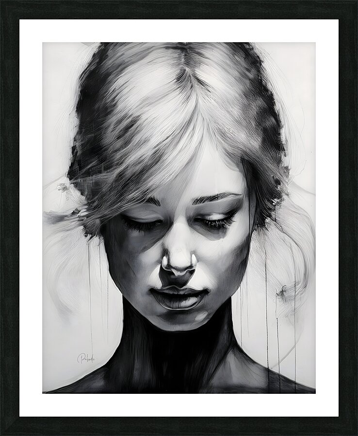 The Ballerina Picture Frame print