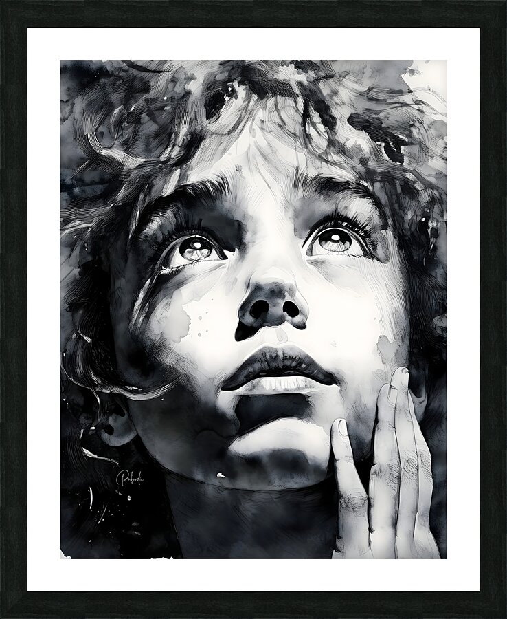 Wondering Picture Frame print