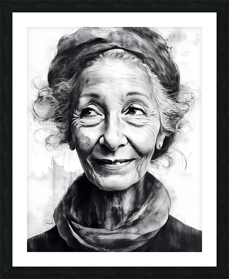 The Half Smile Impression et Cadre photo