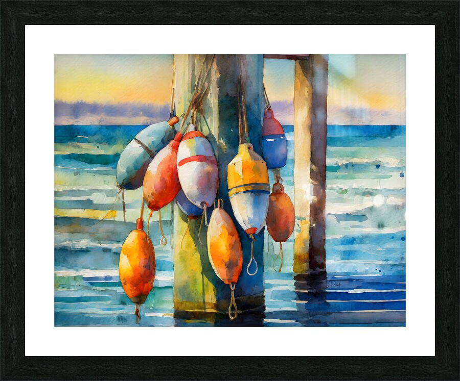 The Buoys of Summer Picture Frame print