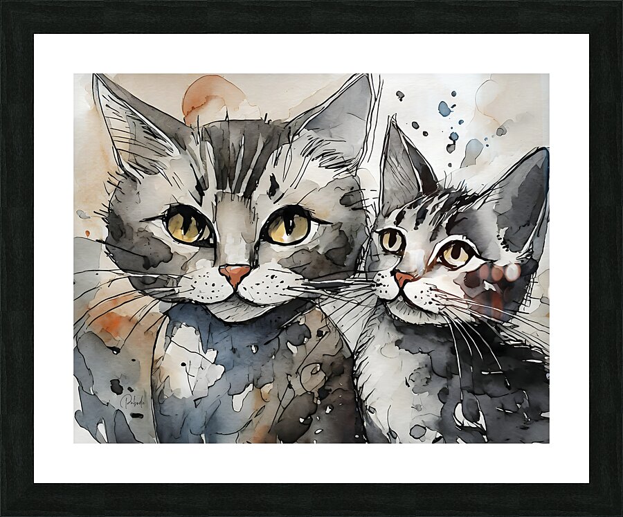 Kitty Crew Picture Frame print