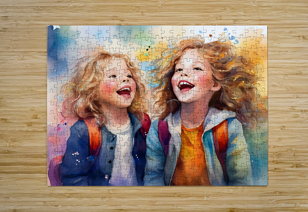 The Sound of Children Laughing Pabodie Art Puzzle printing