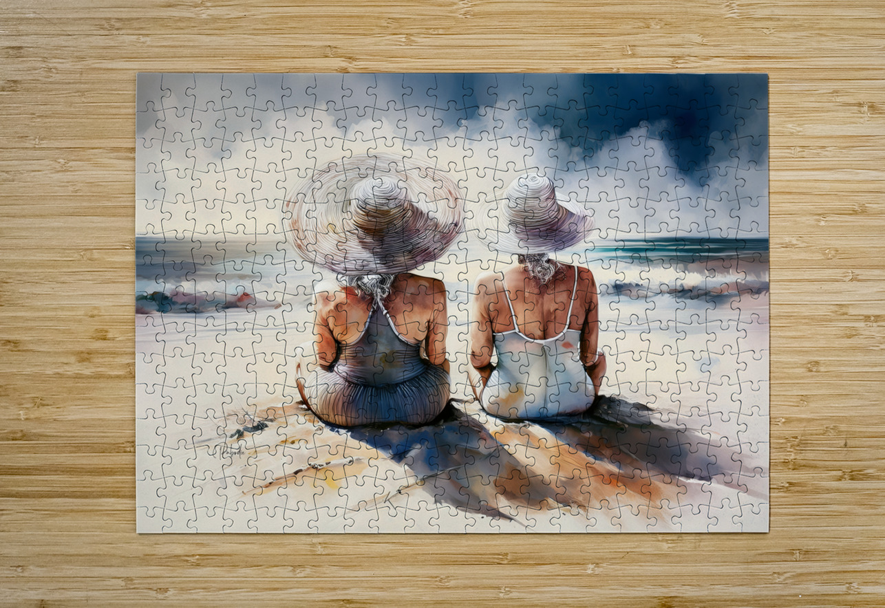 Beach Meditation Pabodie Art Puzzle printing