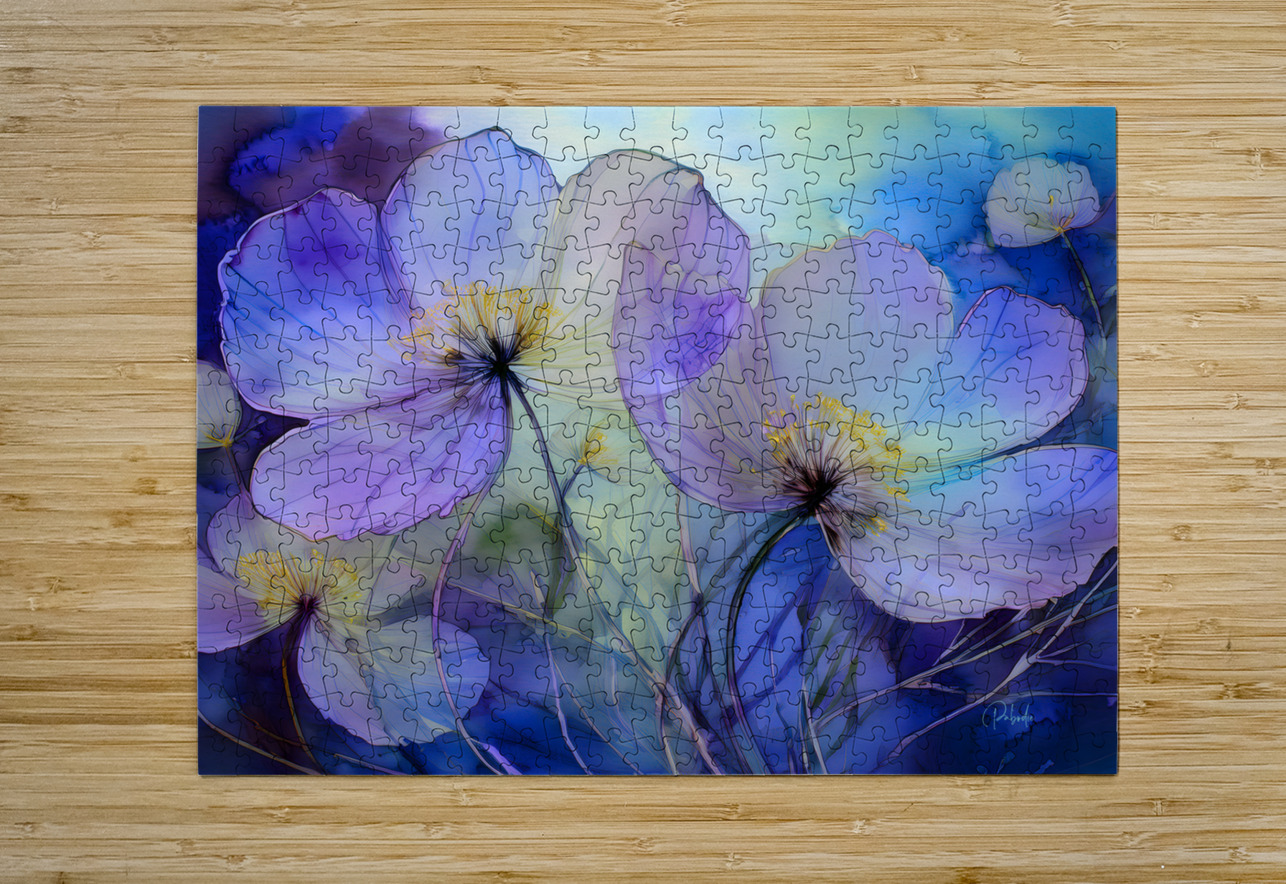 Dancing Viola Watercolor Pabodie Art Puzzle printing