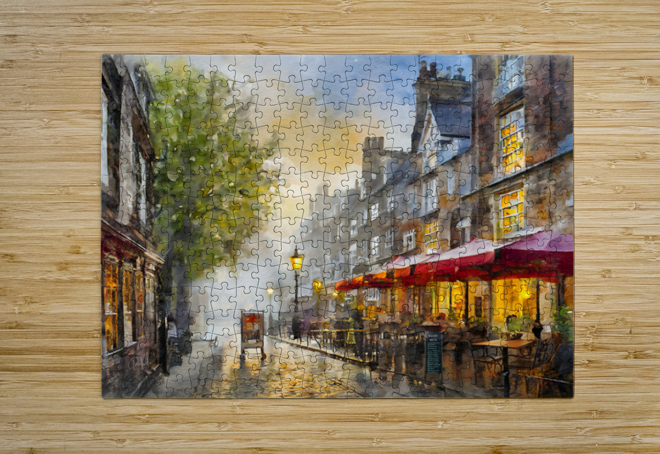 London England City Street Pabodie Art Puzzle printing