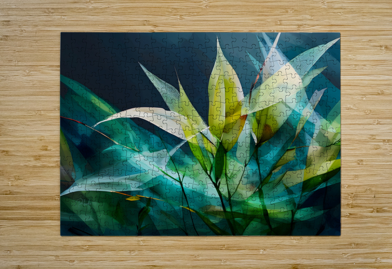 Geometric Bamboo Pabodie Art Puzzle printing