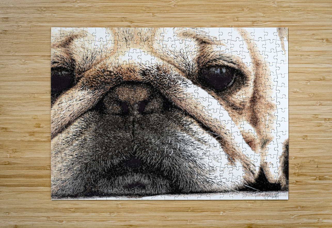 Fig The Miniature French Bulldog Pabodie Art Puzzle printing