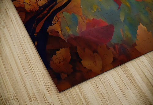 Fall Leaves in the Mist II Pabodie Art puzzle