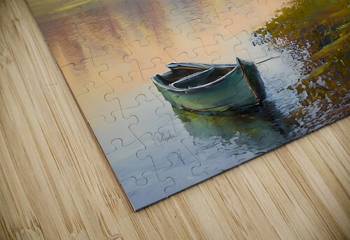 The Boat Along The Bank Pabodie Art puzzle