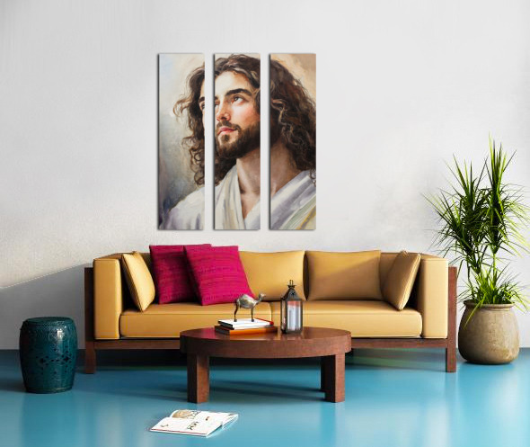 Jesus of Nazareth Split Canvas print