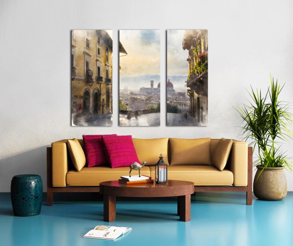 Florence Italy City View Split Canvas print