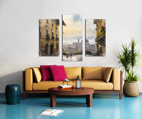 Florence Italy City View Canvas print