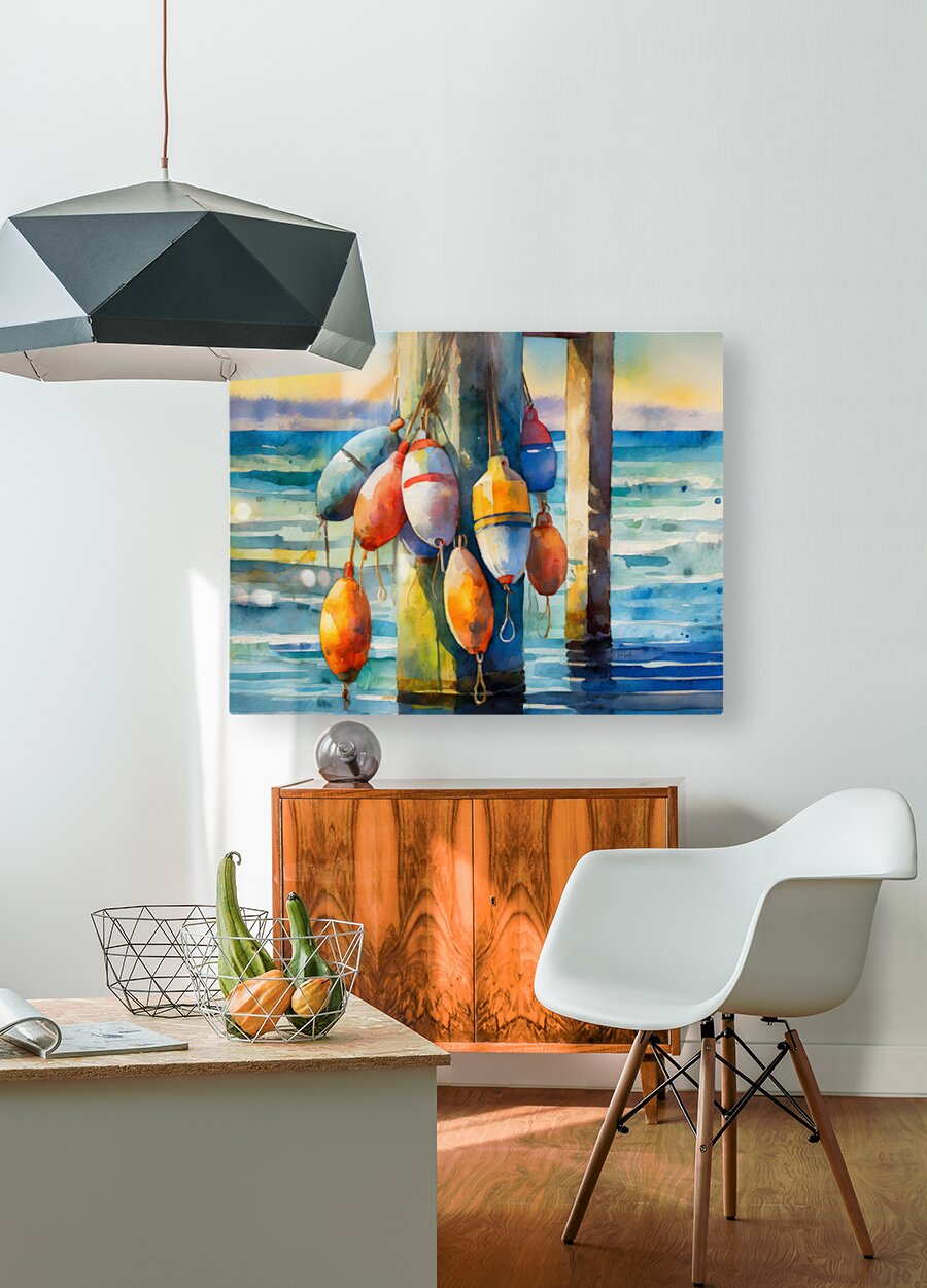 The Buoys of Summer  HD Metal print with Floating Frame on Back