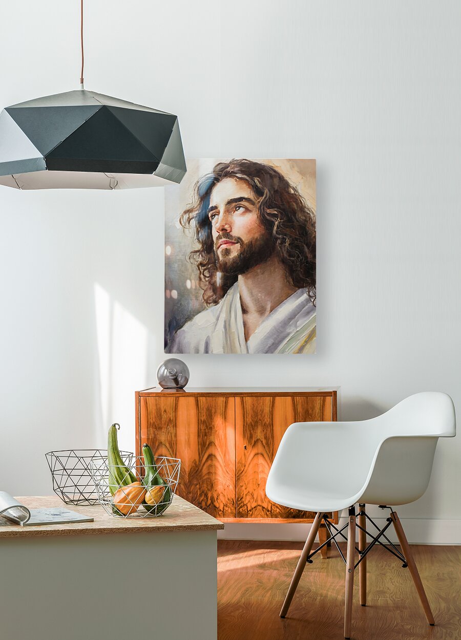 Jesus of Nazareth  HD Metal print with Floating Frame on Back