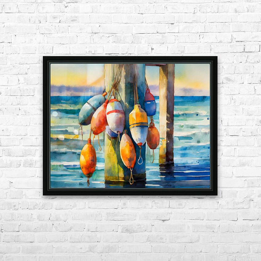 The Buoys of Summer HD Sublimation Metal print with Decorating Float Frame (BOX)