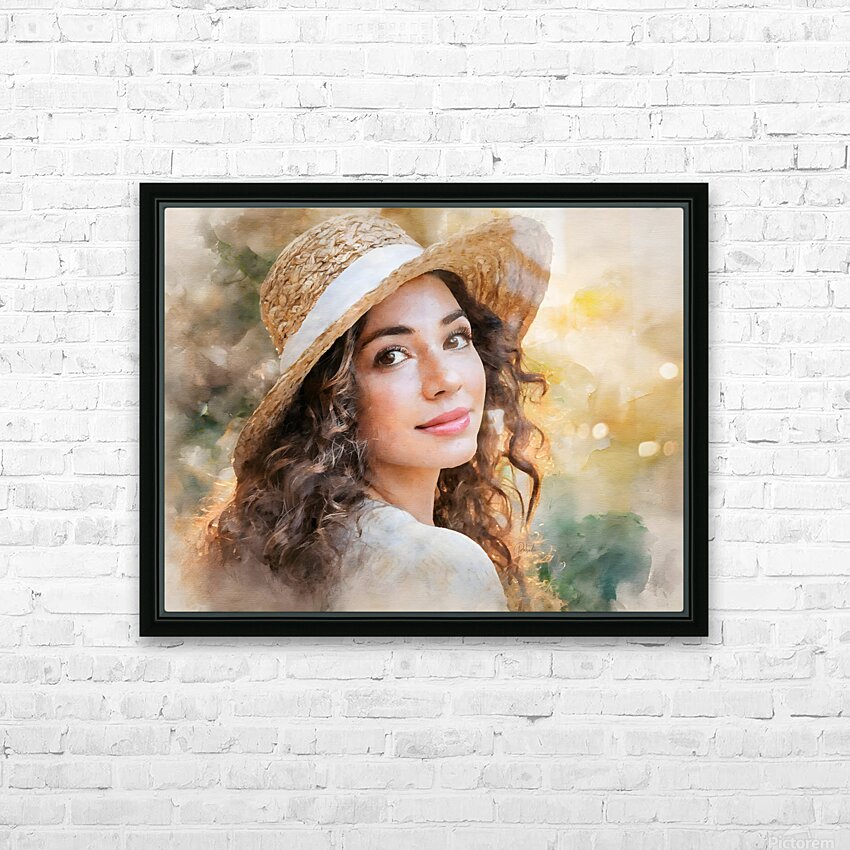 Summer Days Portrait HD Sublimation Metal print with Decorating Float Frame (BOX)
