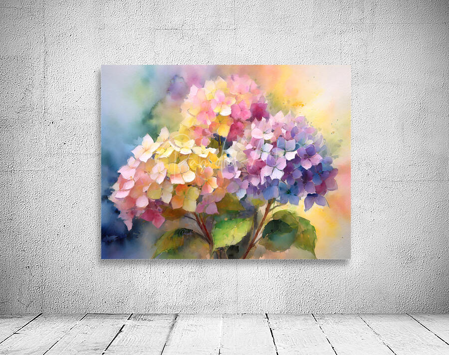 Hydrangea Blooms by Pabodie Art