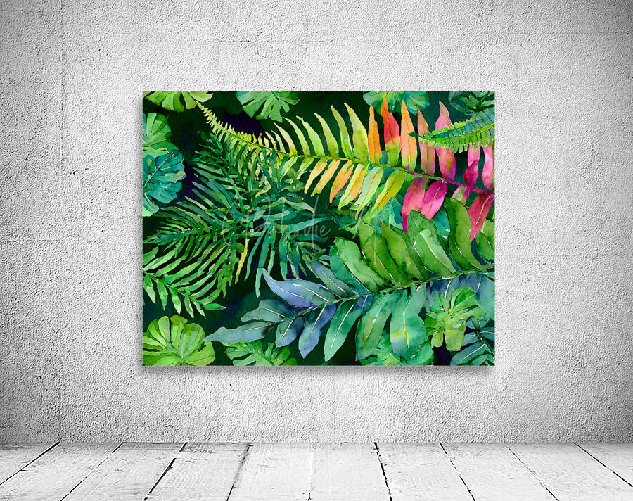 Tropical Leaves III by Pabodie Art