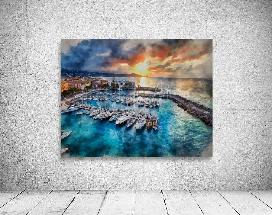 Sunrise Over Cannes by Pabodie Art