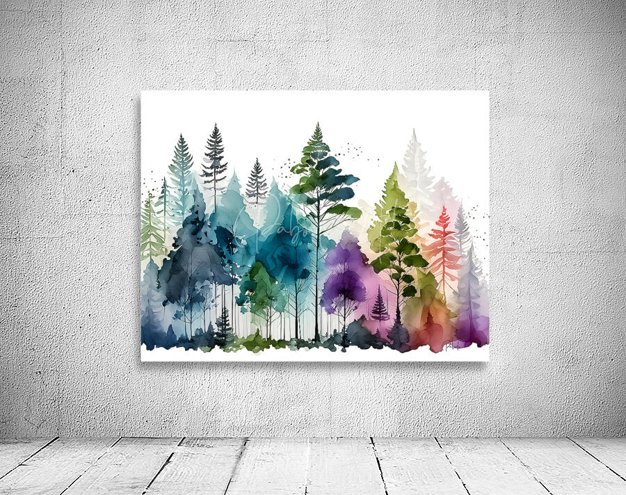 A Forest Of Colors Wall Preview
