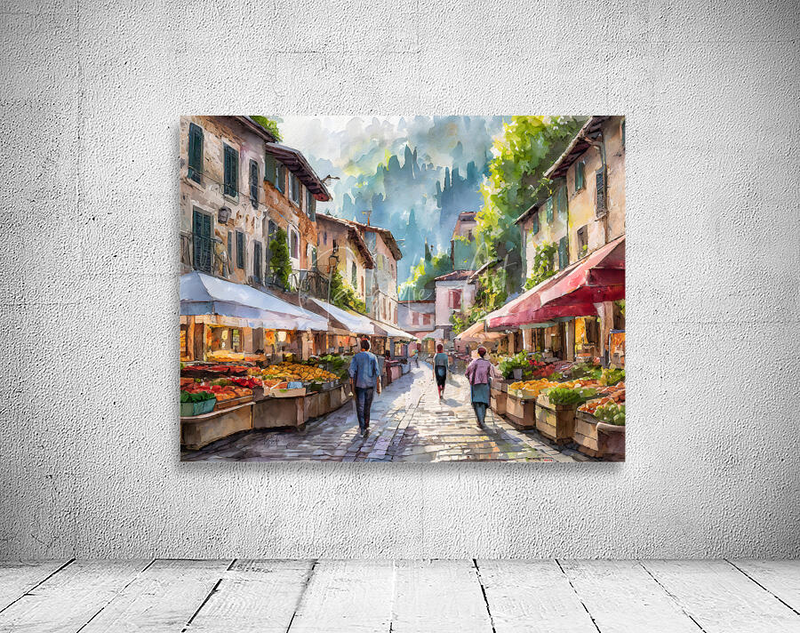 Saturday Morning Farmers Market Wall Preview